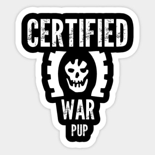 Certified War Pup Alternate Sticker